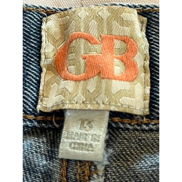 Vintage Y2K1990s GB Juniors Daisy Duke Cut Off Jean Denim Shorts 13 - Picture 6 of 6